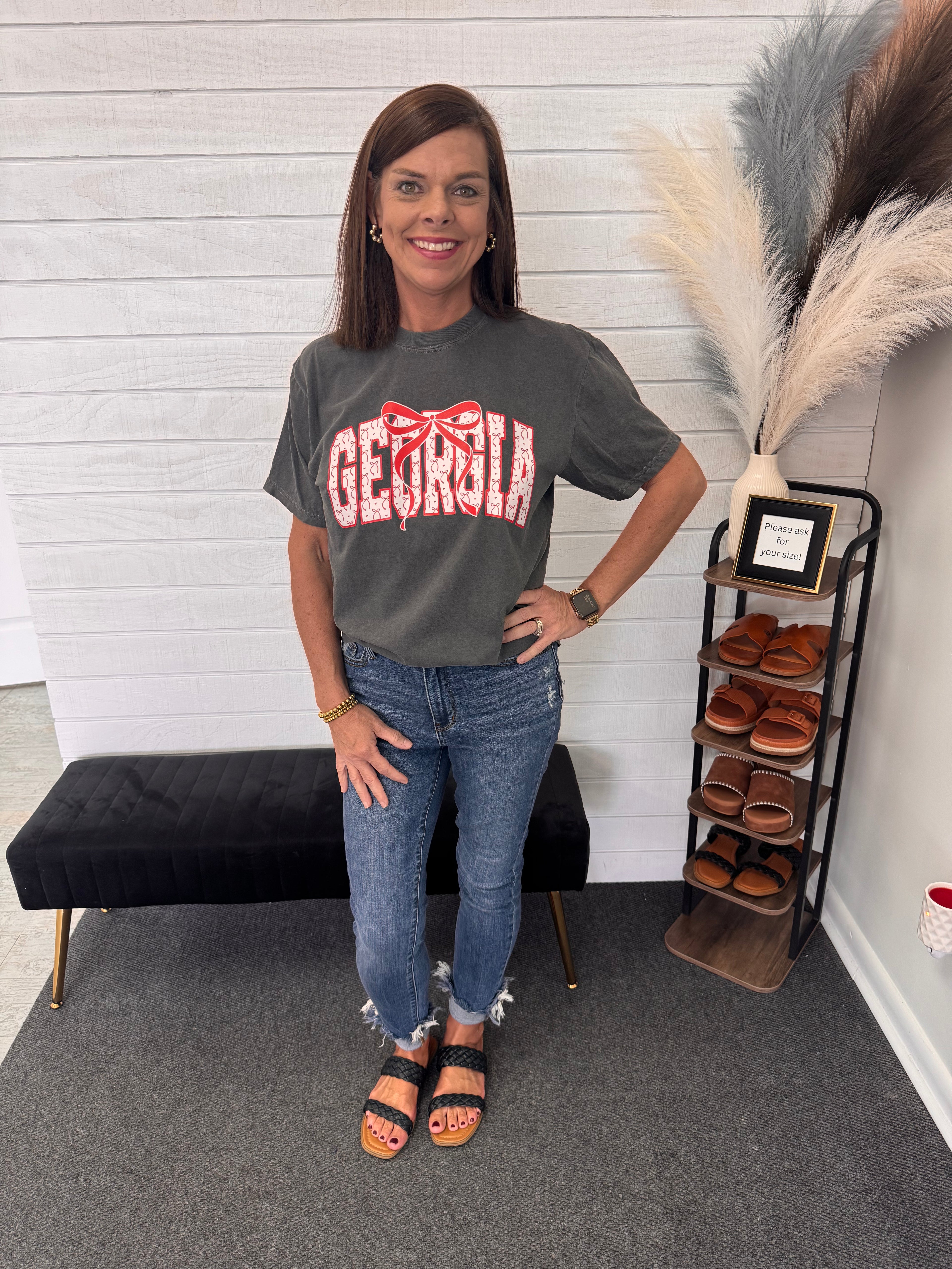 Red Bow Georgia T-Shirt