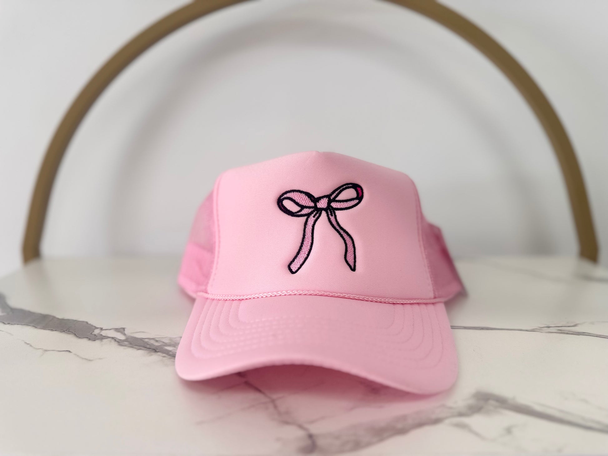 Pink Bow Hat