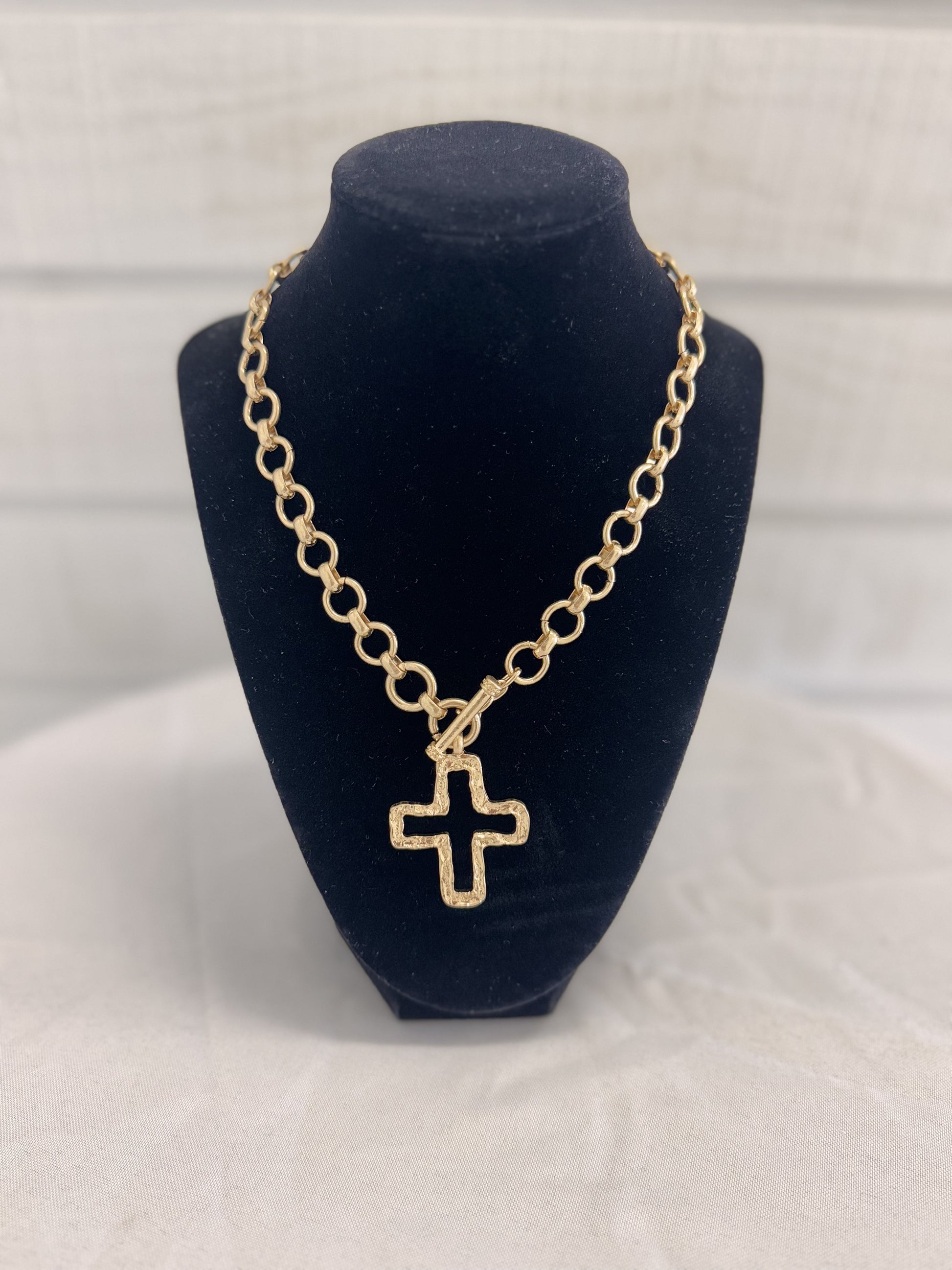 Cross Necklace (NK10089VG)