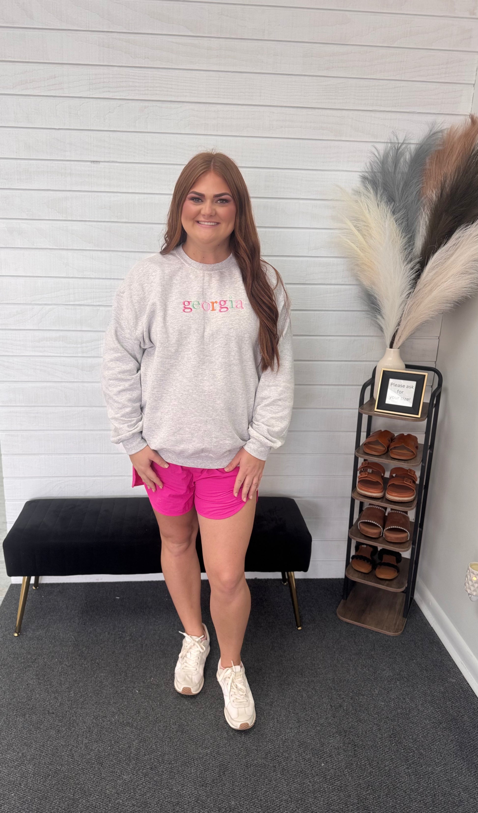 Georgia Embroidered Sweatshirt