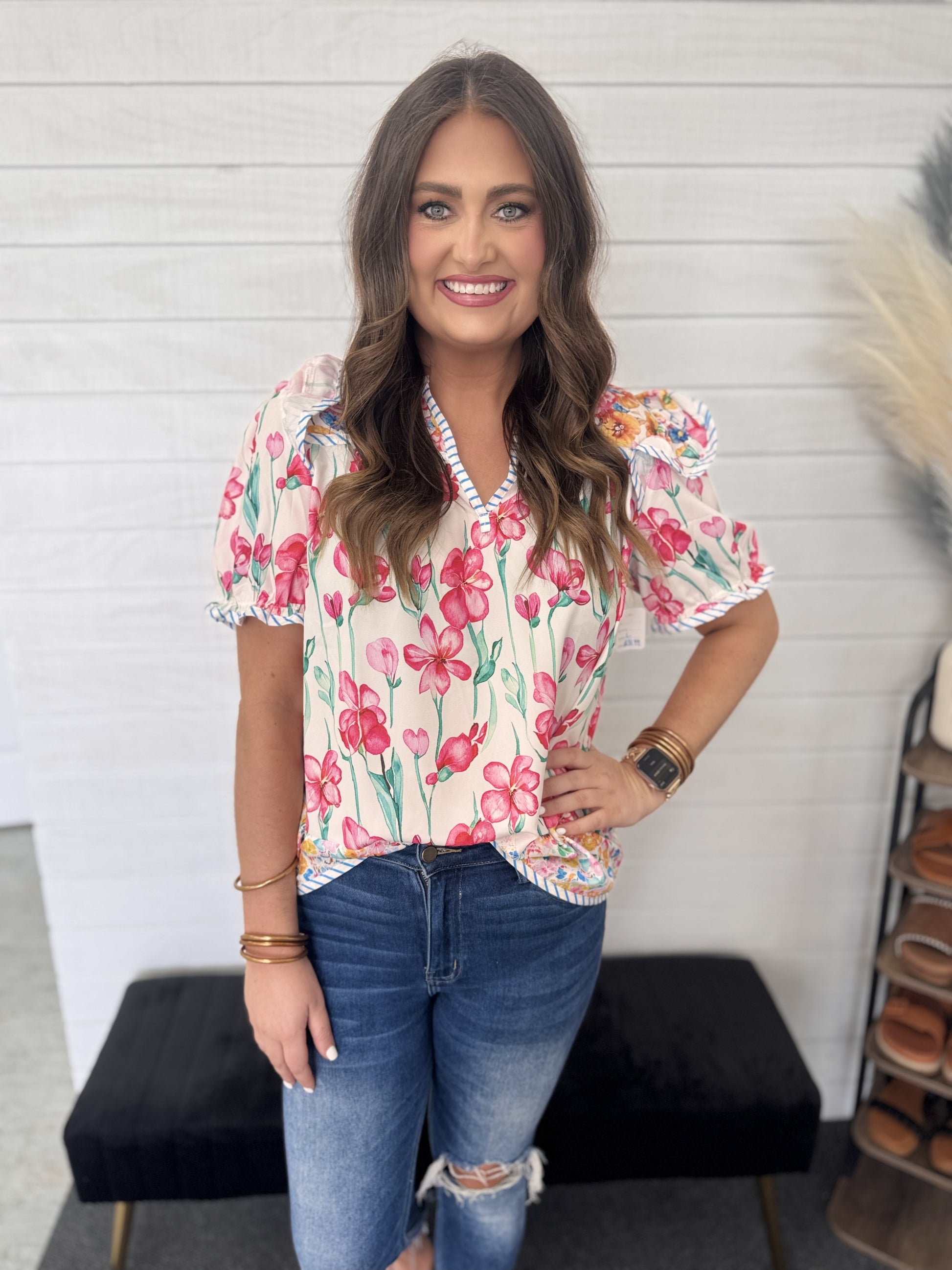 Floral Summer Blouse