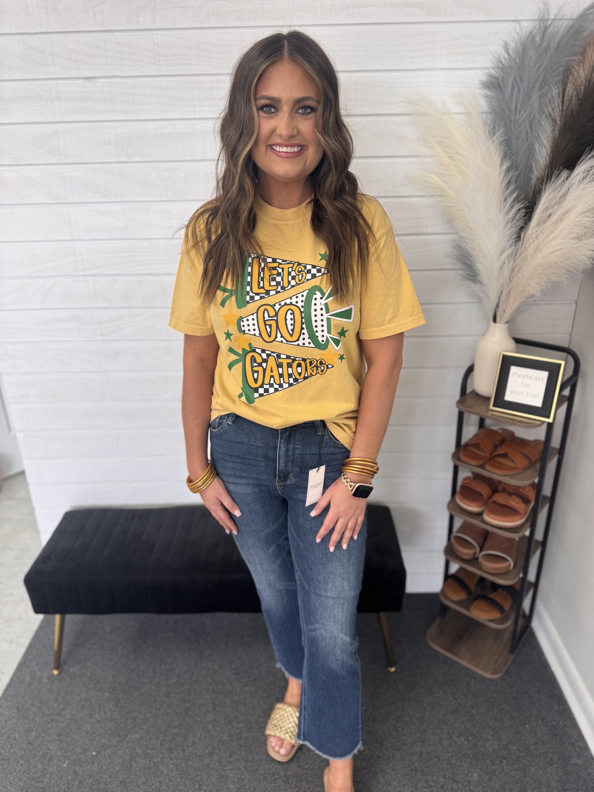Gold Gator Megaphone T-Shirt