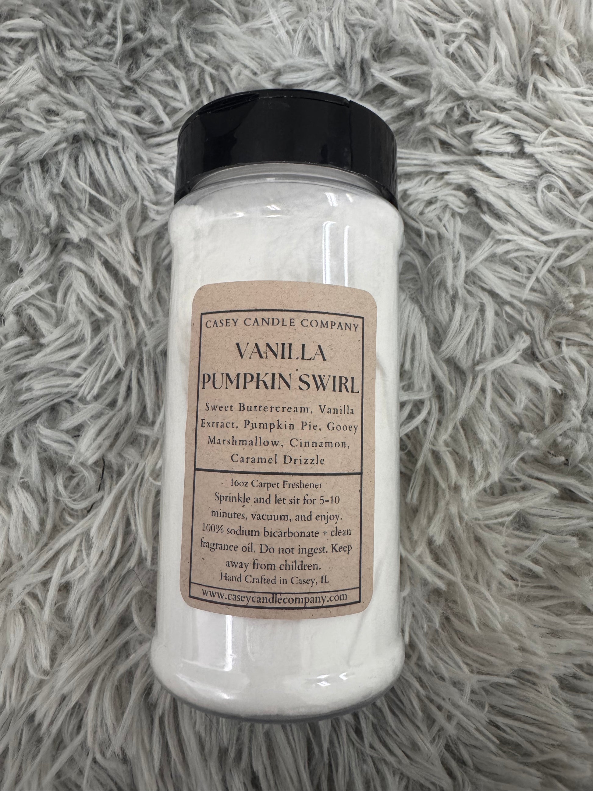 Vanilla Pumpkin Swirl carpet Freshener 16oz