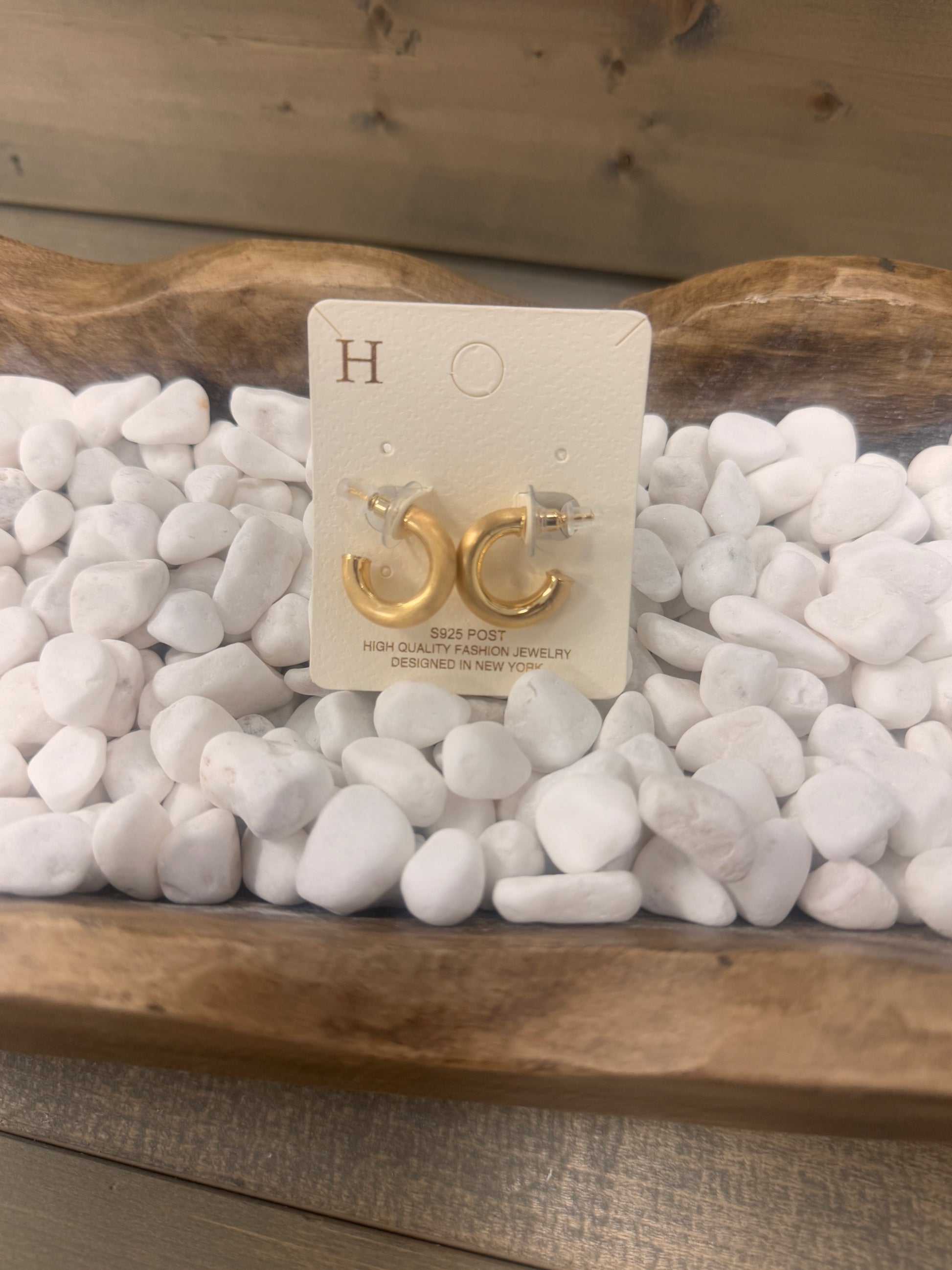 Gold Hoop Earrings