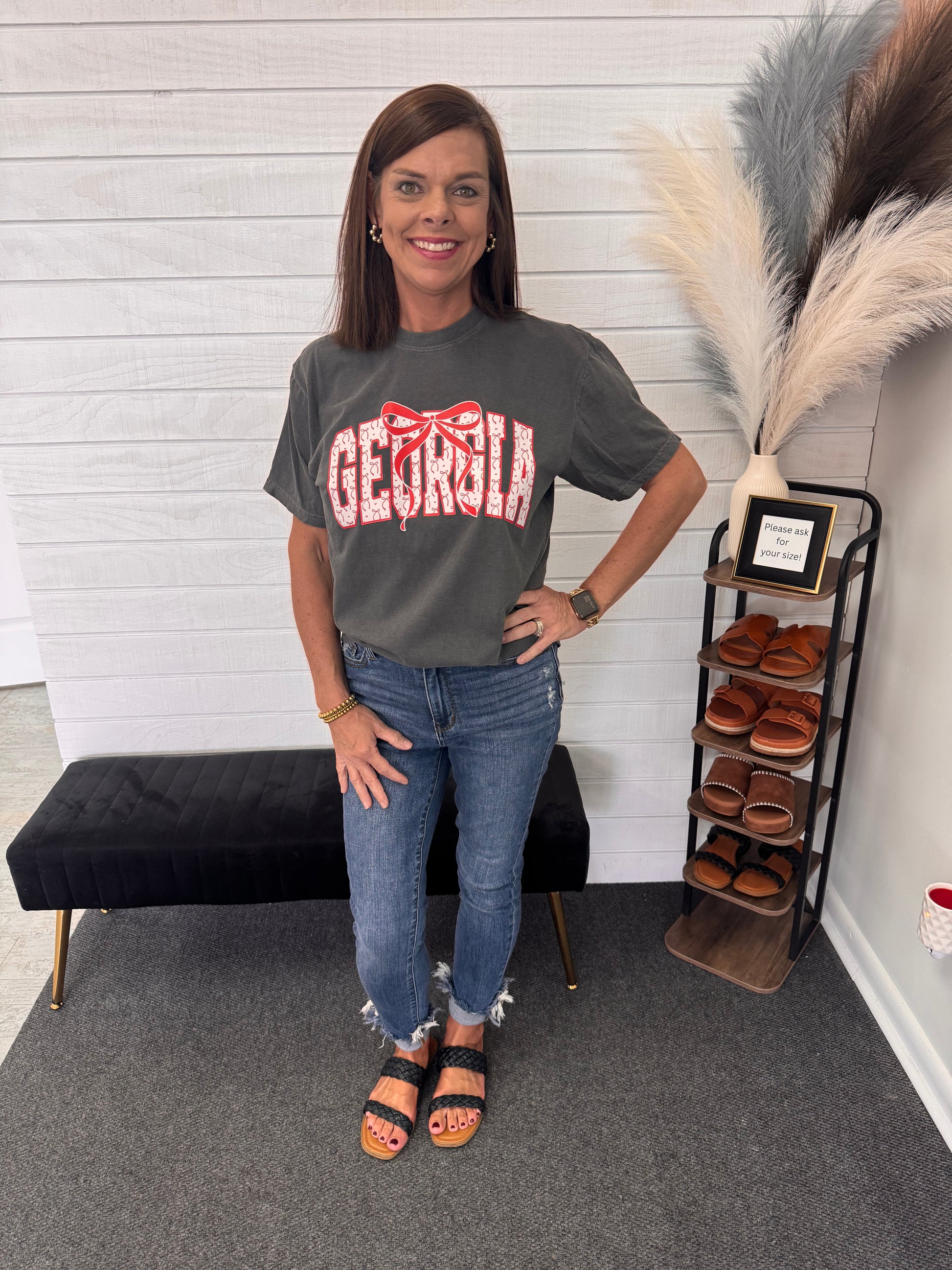 Red Bow Georgia T-Shirt